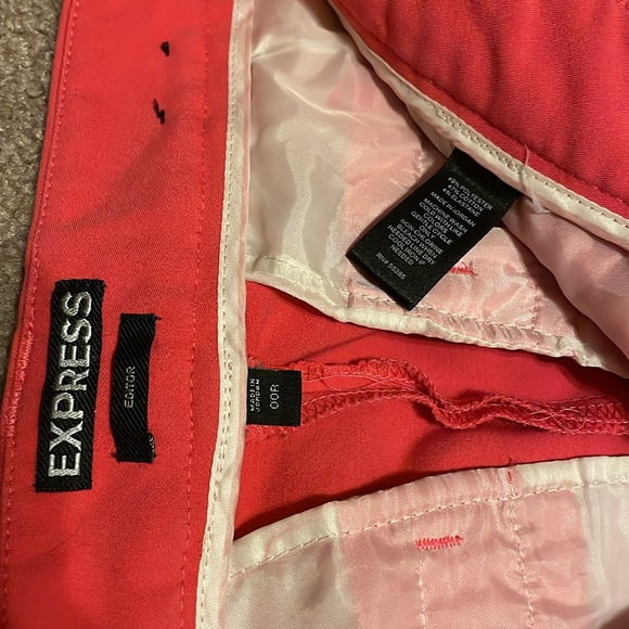 Express pink 00R dress capri/pants - Picture 3 of 3